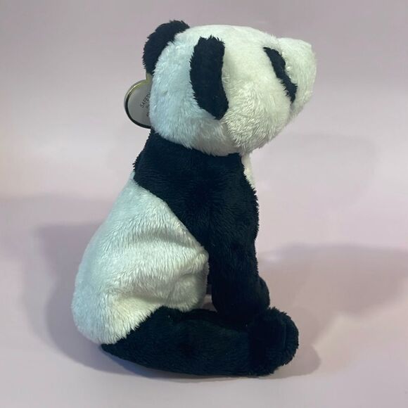 China the Panda (RETIRED) 2000 Ty Original Beanie Baby 9” long EUC NWT - Picture 4 of 9